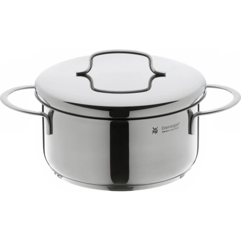 WMF Casseruola Bassa 16 cm con Coperchio in Acciaio Inox