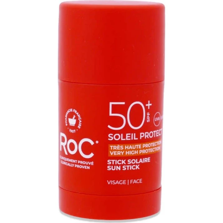 RoC Soleil Protect Stick Solare Viso SPF50+ Idratante 15 g