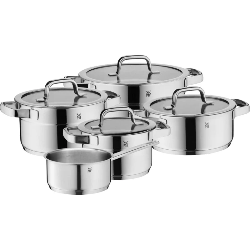 WMF Compact Cuisine Set Pentole 5 Pezzi Acciaio Inox Induzione