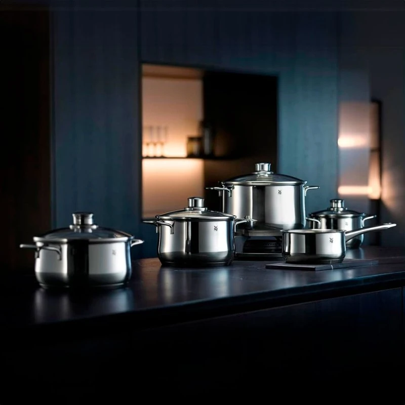 WMF Diadem Plus Set Pentole 5 Pezzi Cromargan® 18/10