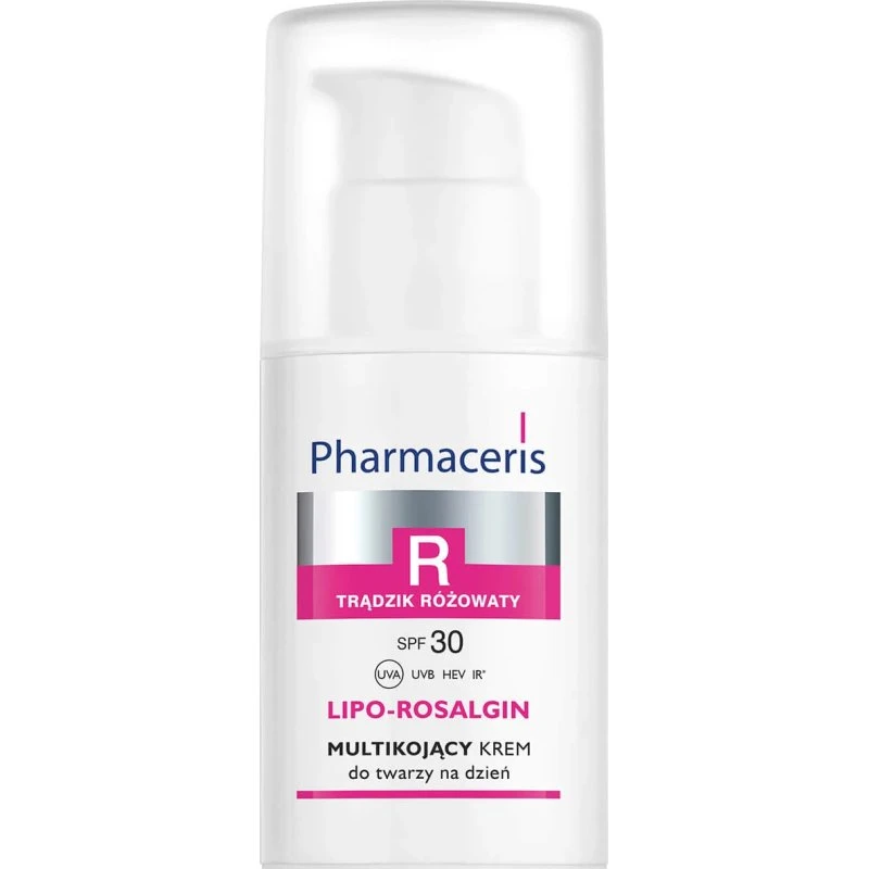 Pharmaceris R Lipo-Rosalgin Crema Viso Multi-Lenitiva SPF 30, 30 ml