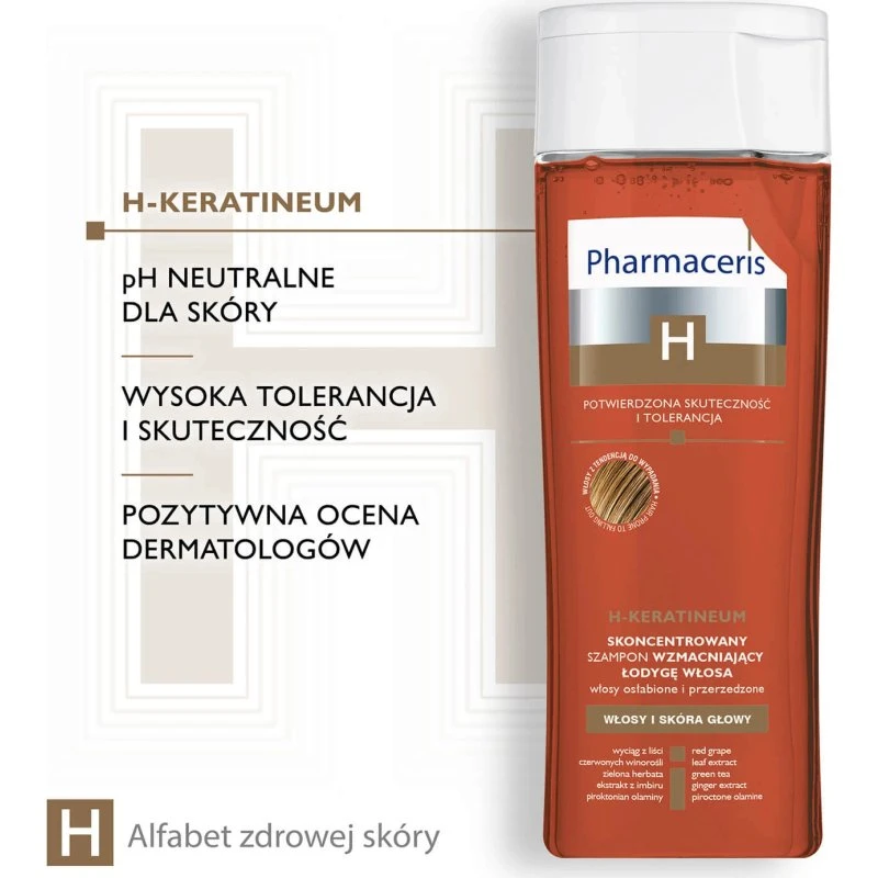 Pharmaceris H Keratineum Shampoo Rinforzante 250ml