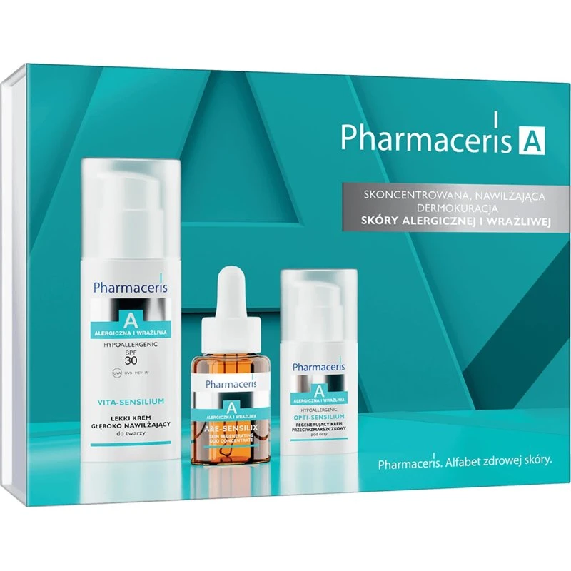 Pharmaceris Set A: Crema SPF30, Contorno Occhi e Concentrato 95ml