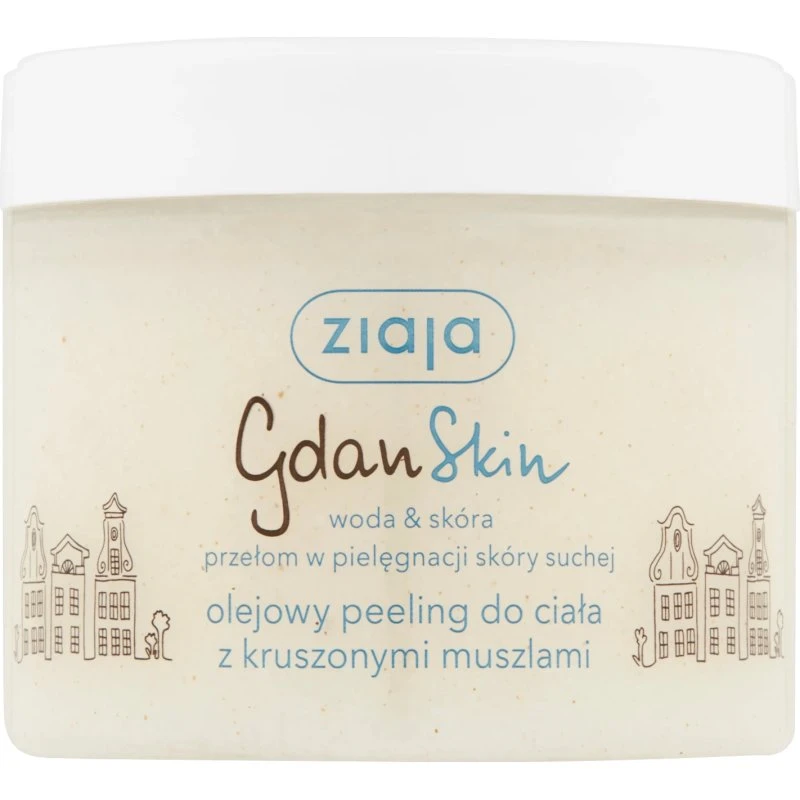 Ziaja GdanSkin Scrub Corpo all'Olio con Conchiglie, 300 ml