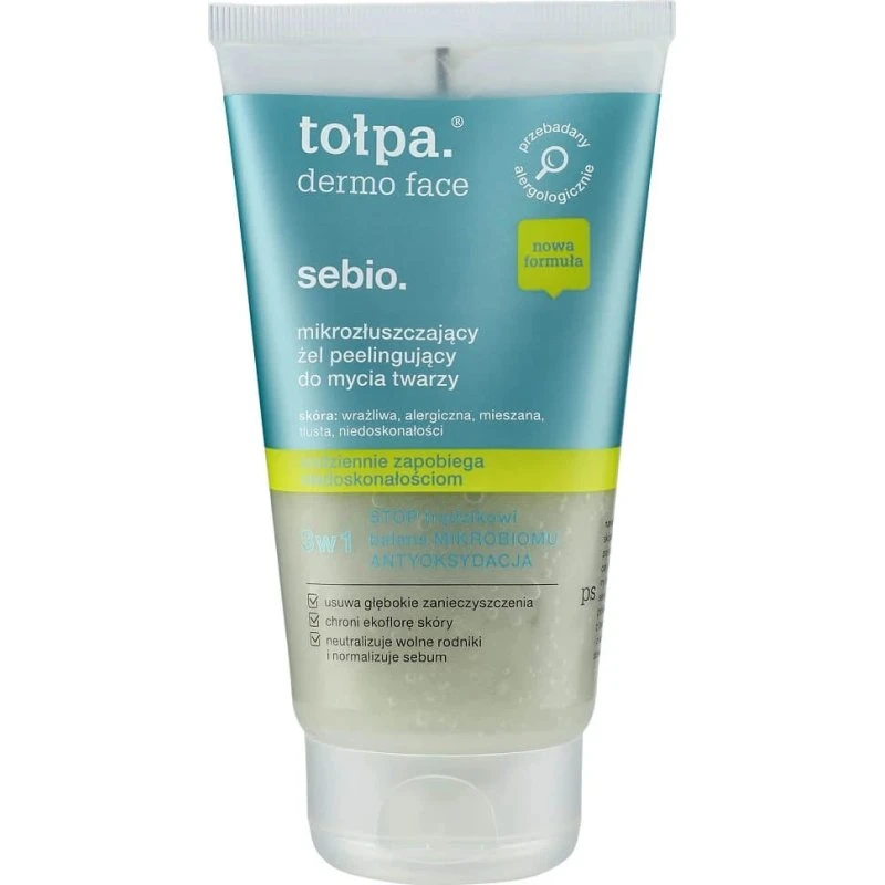 Tołpa Dermo Face Sebio Micro Gel Esfoliante 150 ml