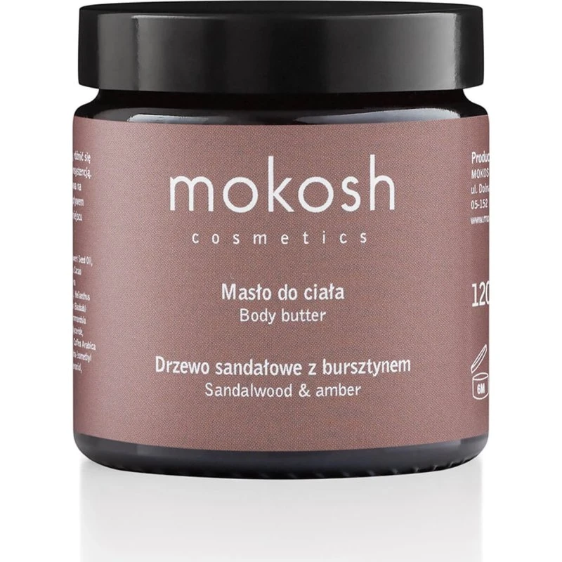 Mokosh Burro Corpo Sandalo e Ambra 120 ml