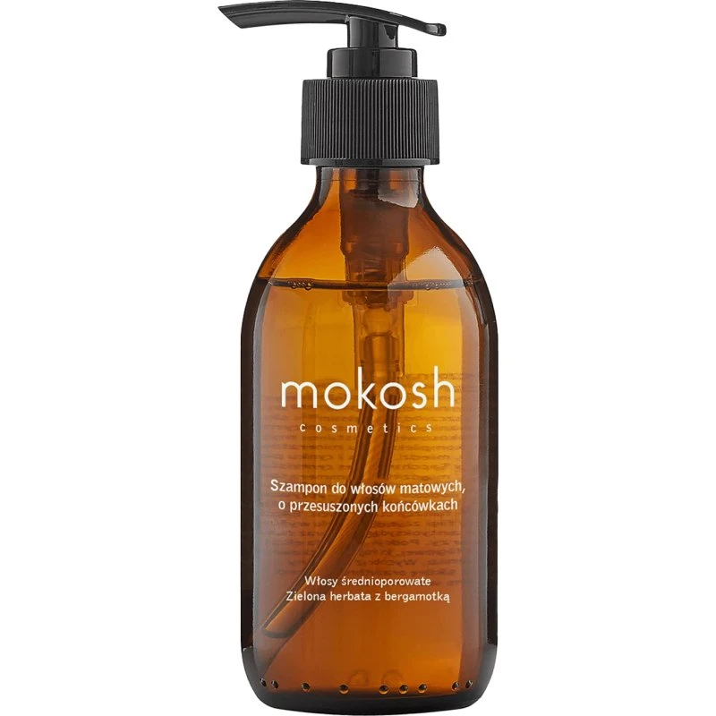 Mokosh Shampoo Tè Verde e Bergamotto per Capelli Spenti, 200 ml