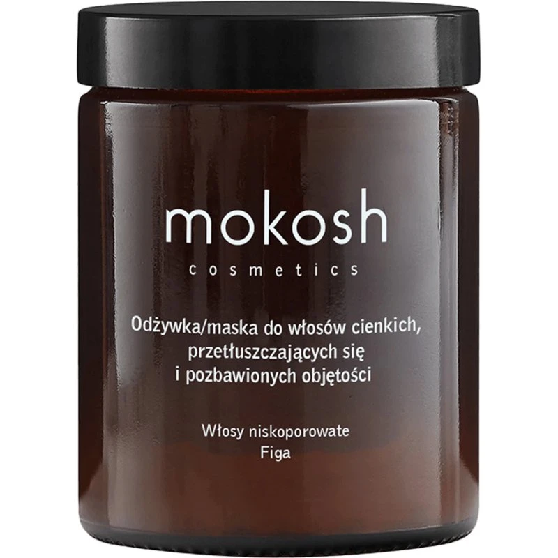 Mokosh Balsamo-Maschera Fico per Capelli Sottili e Grassi, 180 ml