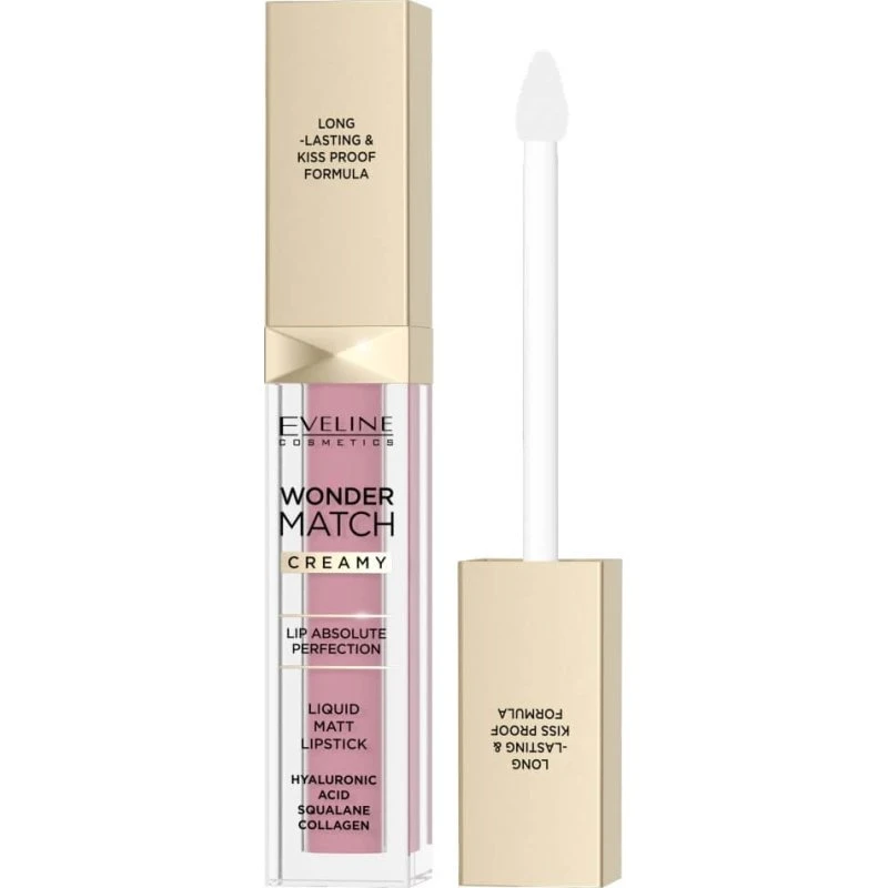 Eveline Wonder Match Rossetto Liquido Opaco 01 Angel Rose