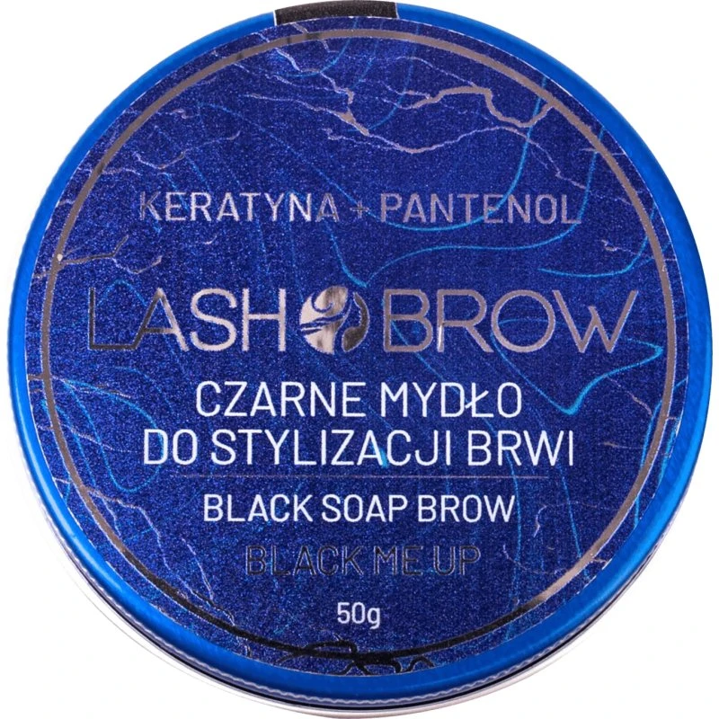 Lash Brow Sapone Nero Black Me Up con Cheratina e Pantenolo 50g
