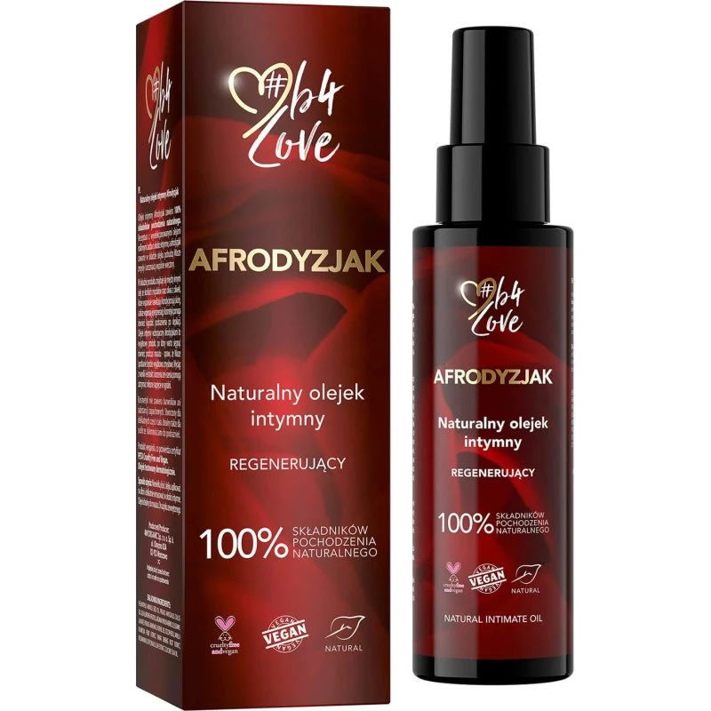 B4Love Olio Intimo Afrodisiaco Naturale Rigenerante 70 ml