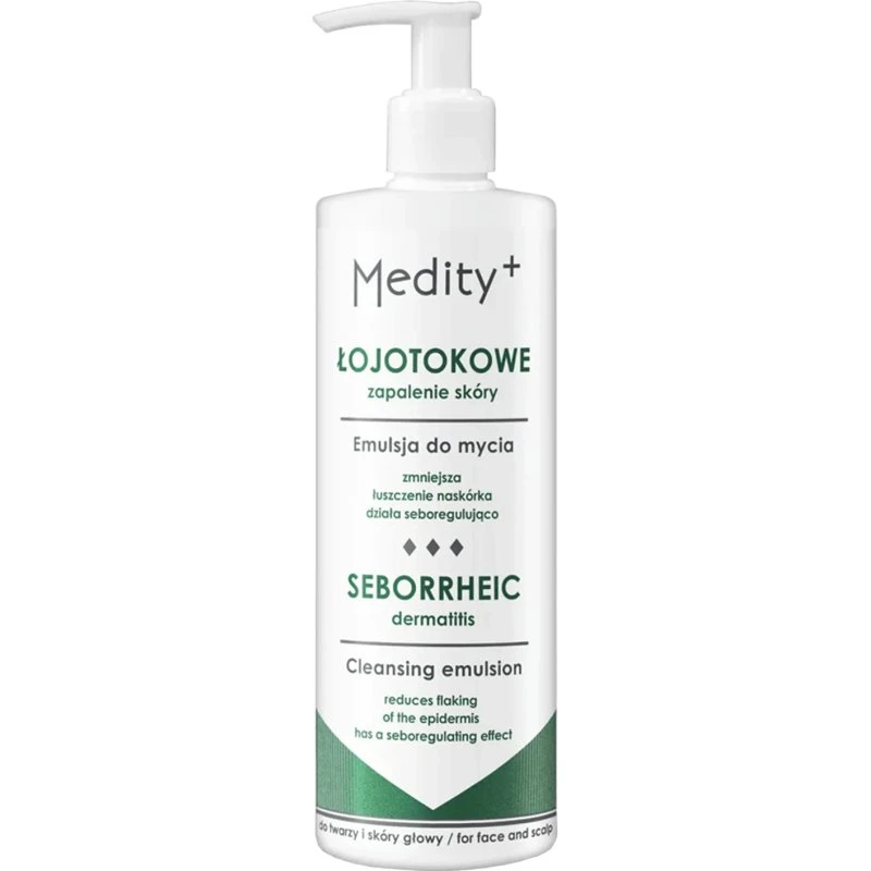 Medity+ Emulsione Detergente per Viso e Cuoio Capelluto