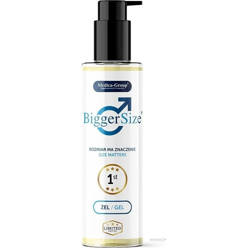 Medica-Group Gel Bigger Size per l'ingrandimento del pene, 150 ml