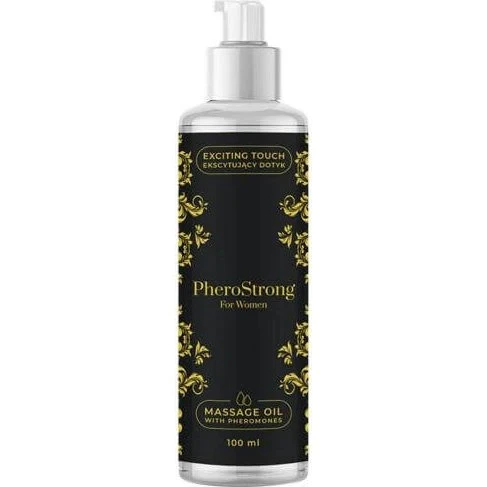 PHEROSTRONG Olio da Massaggio con Feromoni per Donne, 100ml
