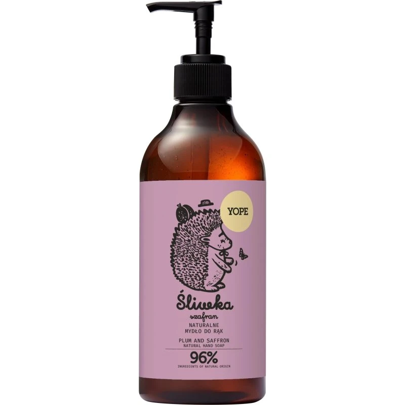 Yope Sapone Liquido Mani Prugna e Zafferano 500 ml