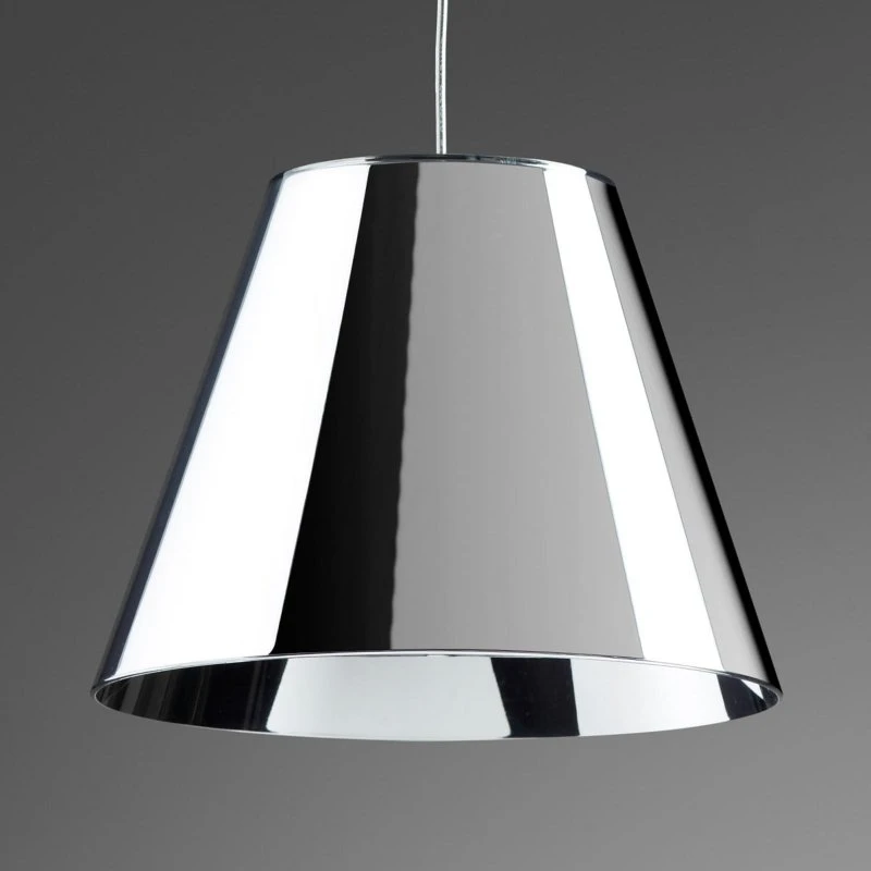 Rotaliana Dina Lampada a Sospensione LED con Paralume Cromato
