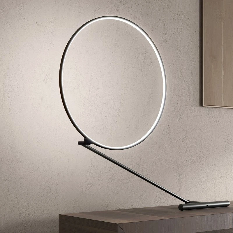KDLN Lampada da Tavolo LED Poise Nero, Dimmerabile, 109 cm