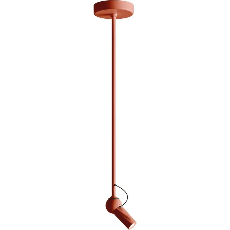 Kdln Plafoniera LED Bird Rossa, Ø 11 cm, Metallo