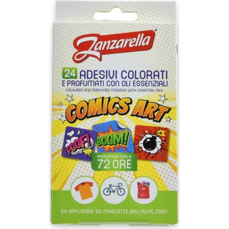 Zanzarella Adesivi Teen Antizanzare con Oli Essenziali - 24 Pezzi