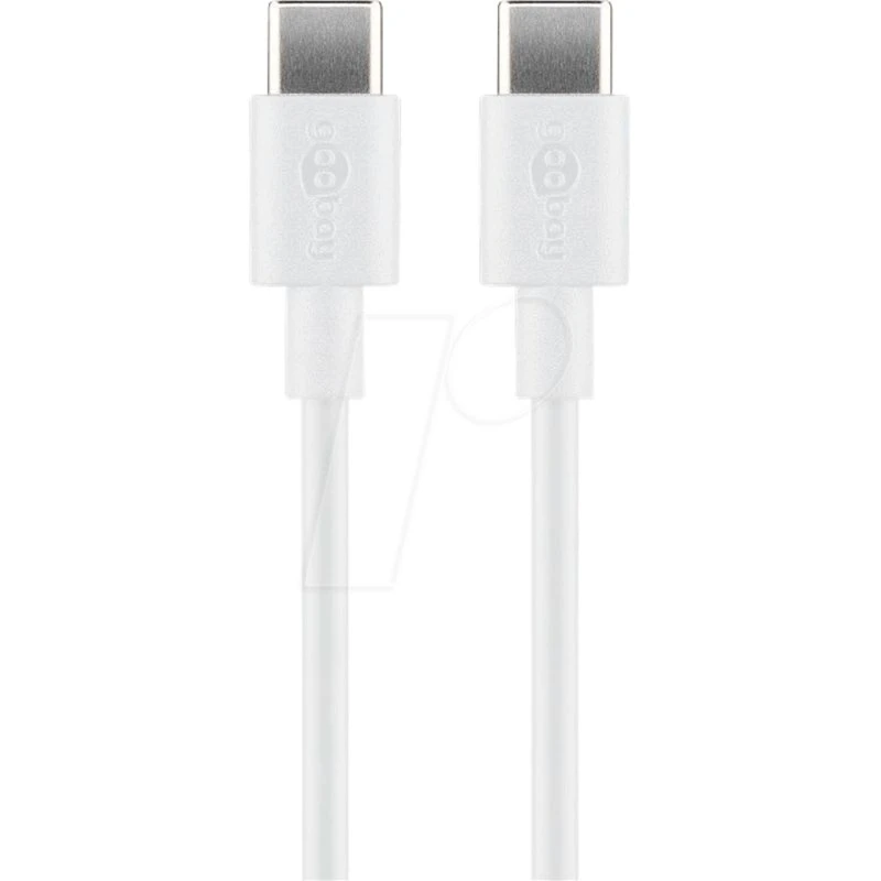GOOBAY 2USB.C-0.5WH Cavo USB-C 0,5m Bianco