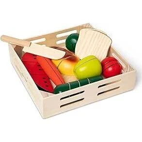 Melissa & Doug Set Alimenti da Tagliare in Legno 29 pz