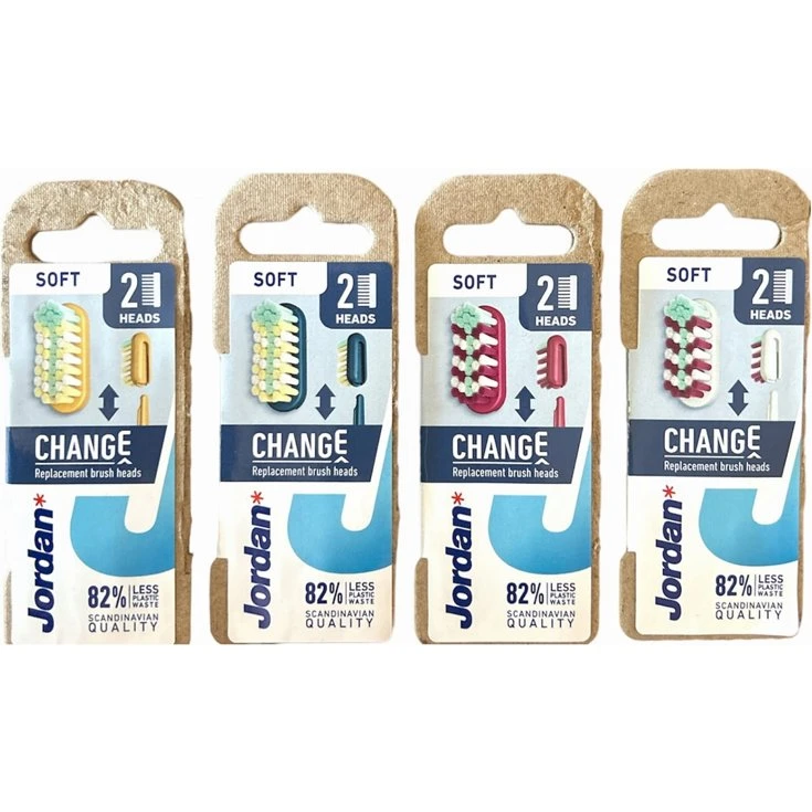 Jordan Change Testine di Ricambio Soft - 2 Pezzi