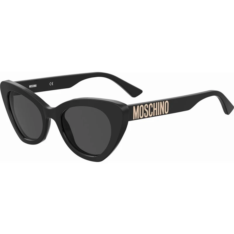 Moschino Mos147/S Occhiali da Sole Cat-eye Nero e Grigio