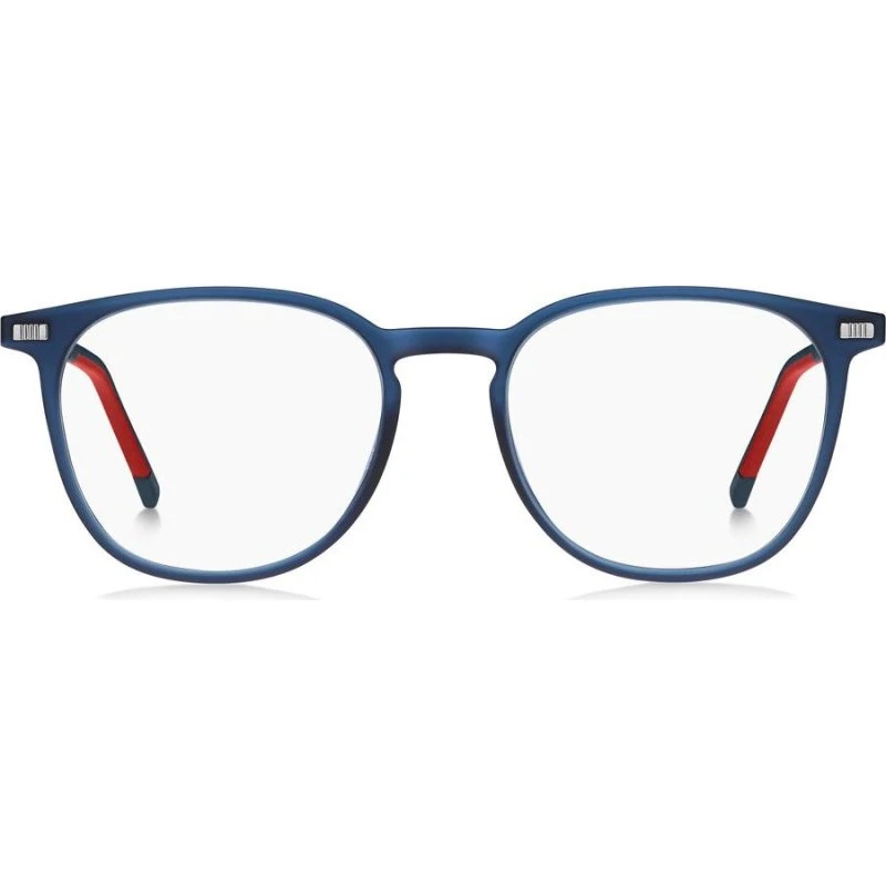 Tommy Hilfiger TH 2022 FLL Montature da Vista Rotonda Blu Opaco