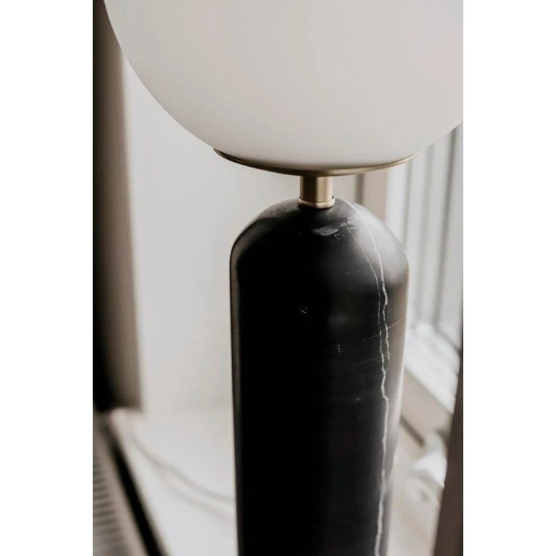Lampada da tavolo Torrano Black Globen Lighting - Vetro e Marmo