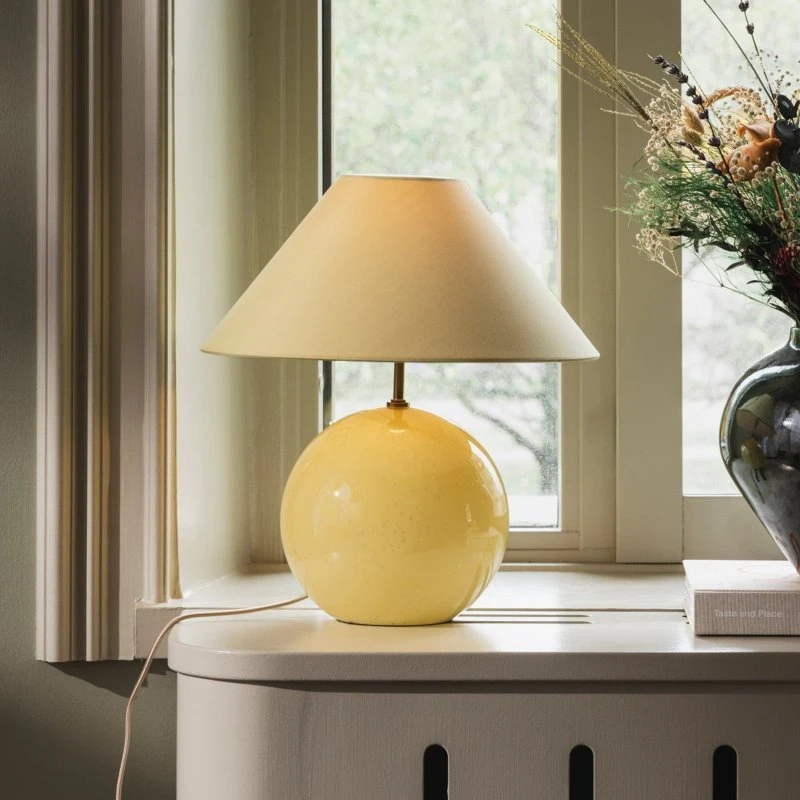 Globen Lighting Lampada da tavolo IRIS, Giallo, 39 cm