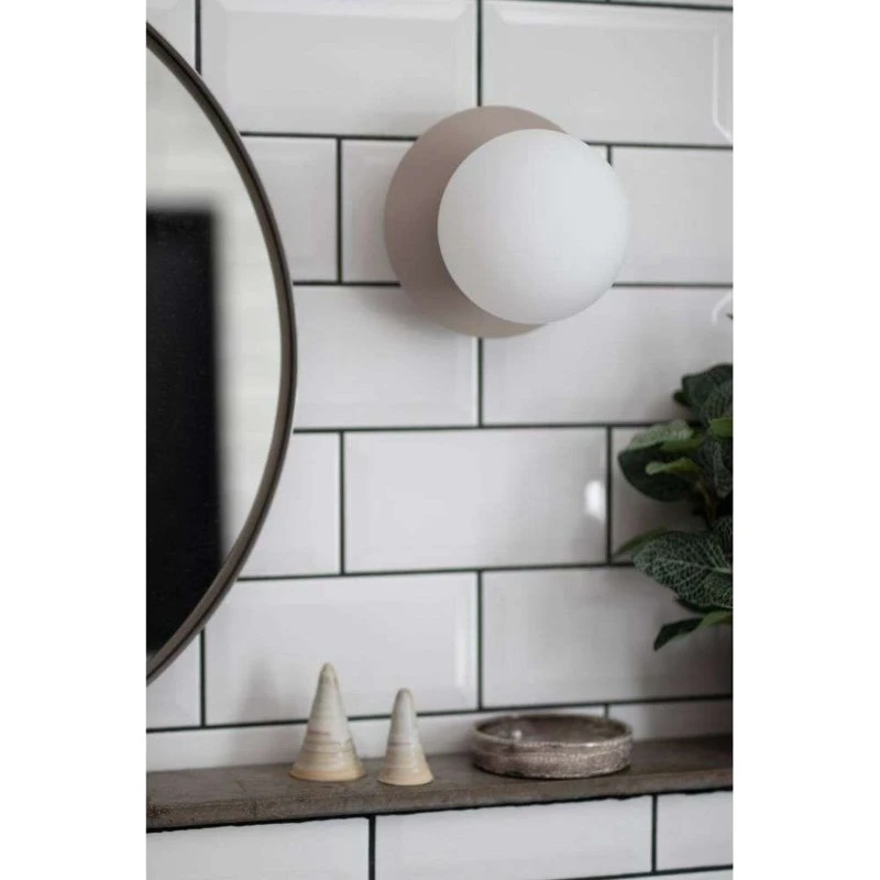 Globen Lighting Applique Art Déco IP44 Bianca