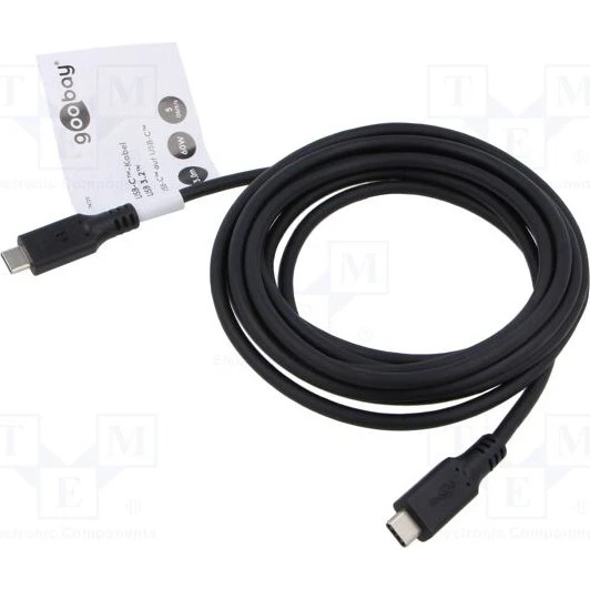 GOOBAY GOOBAY-74729 Cavo USB-C 3m Nero