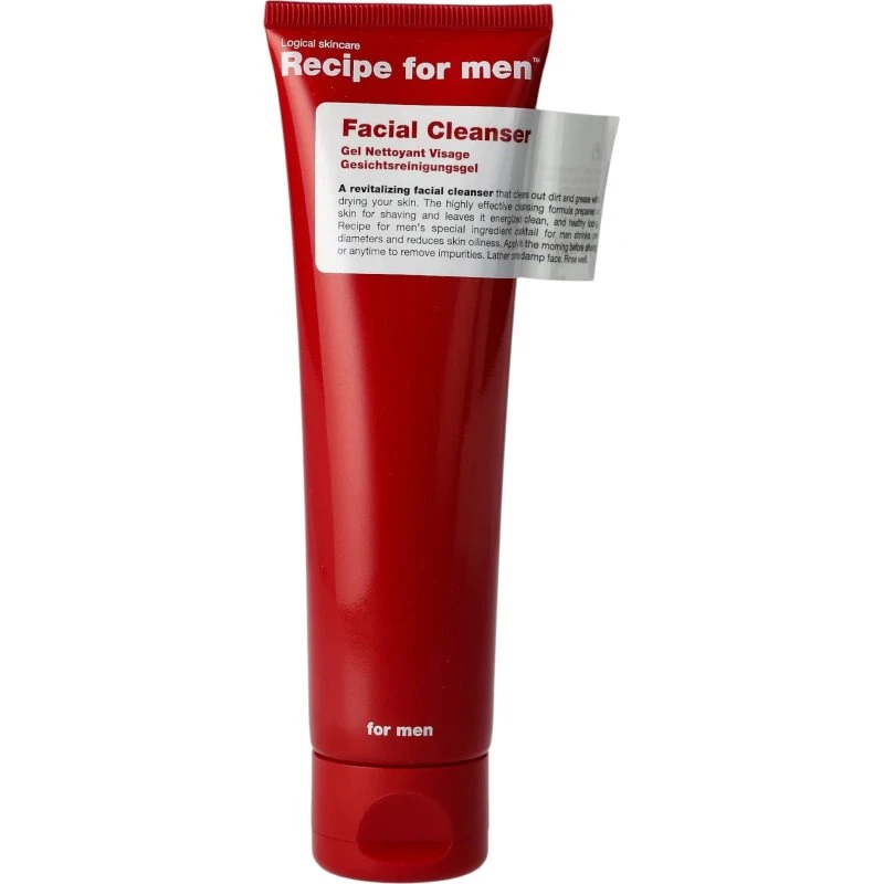 Recipe For Men Detergente Viso Rivitalizzante 100 ml