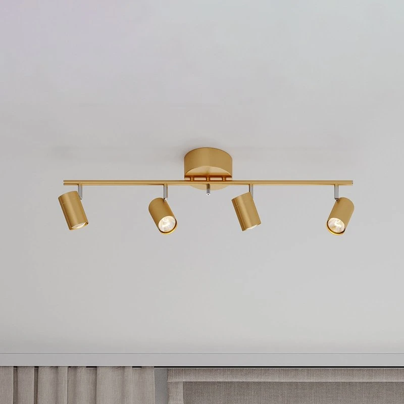 Rydéns Correct Plafoniera L83 Gold - Design Moderno Oro Satinato