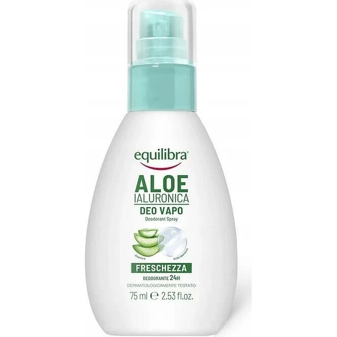 Equilibra Deodorante Spray Aloe Vera e Acido Ialuronico 75 ml