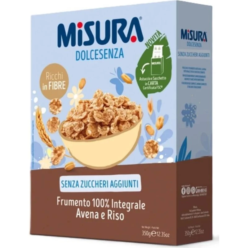 Cereali per la colazione senza zucchero, 350 g