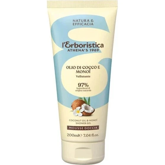L'Erboristica Mousse Lavante Corpo al Cocco, 200 ml