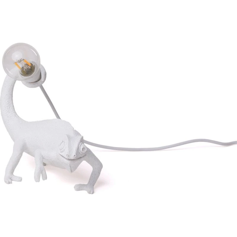 SELETTI Chameleon Lamp Still Lampada Decorativa LED Bianca