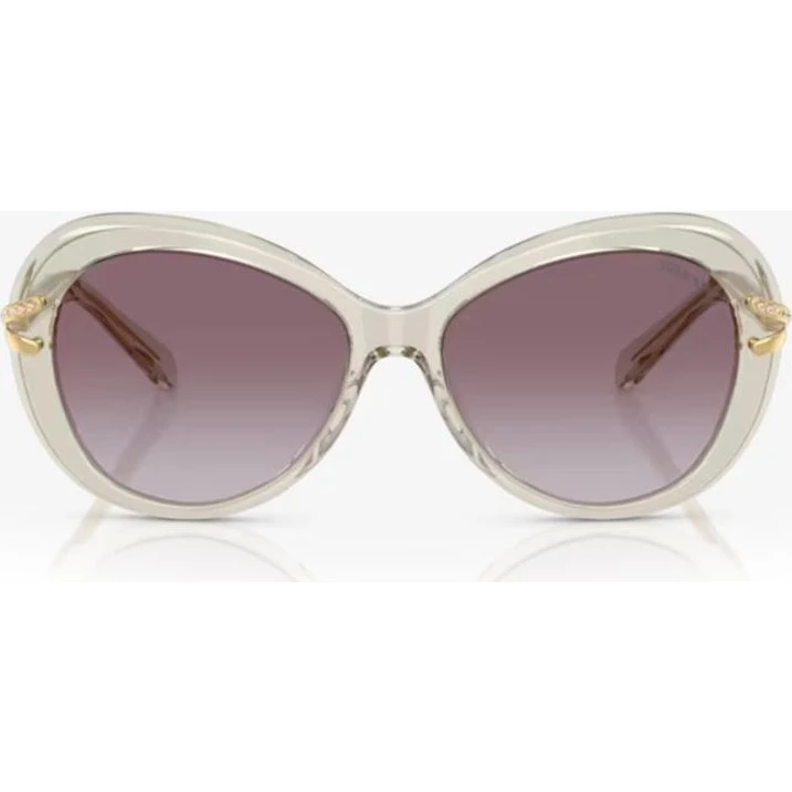Swarovski SK6026 Occhiali da Sole Farfalla Marrone e Viola