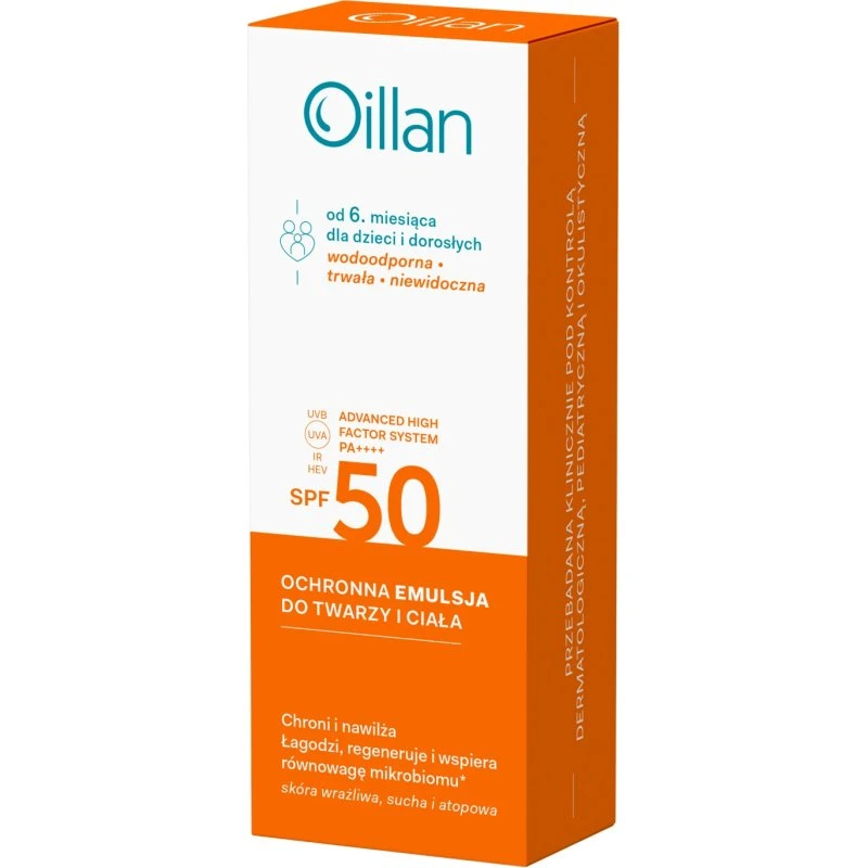 Oillan Sun Emulsione Protettiva SPF50 100 ml