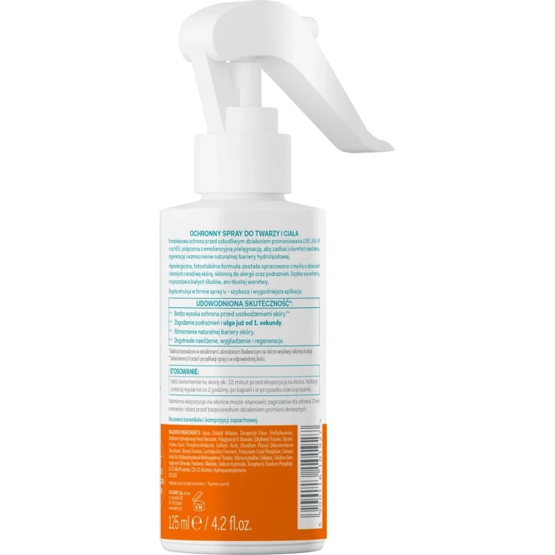 Oillan Sun Spray Protettivo SPF50 125 ml