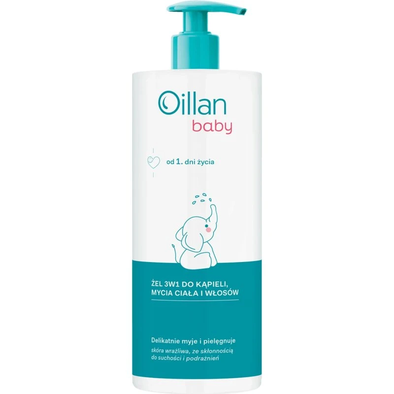 Oillan Baby Gel 3in1 Bagno Corpo e Capelli 750 ml