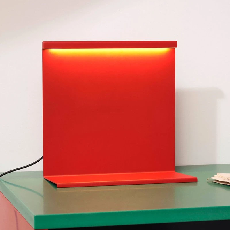 HAY LBM Lampada da Tavolo LED con Dimmer, Rosso Pomodoro