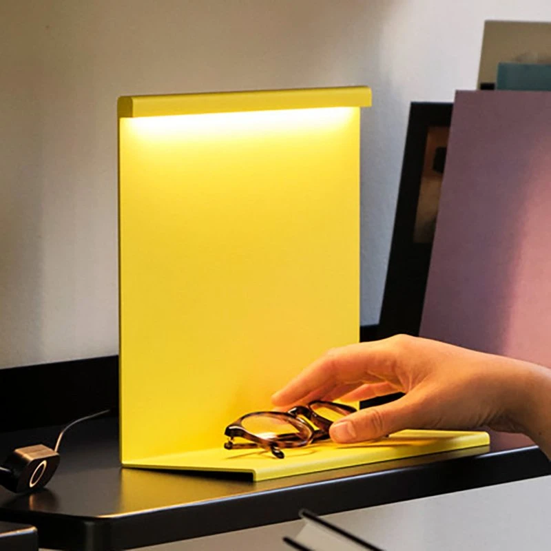 HAY LBM Lampada da Tavolo LED con Dimmer, Giallo