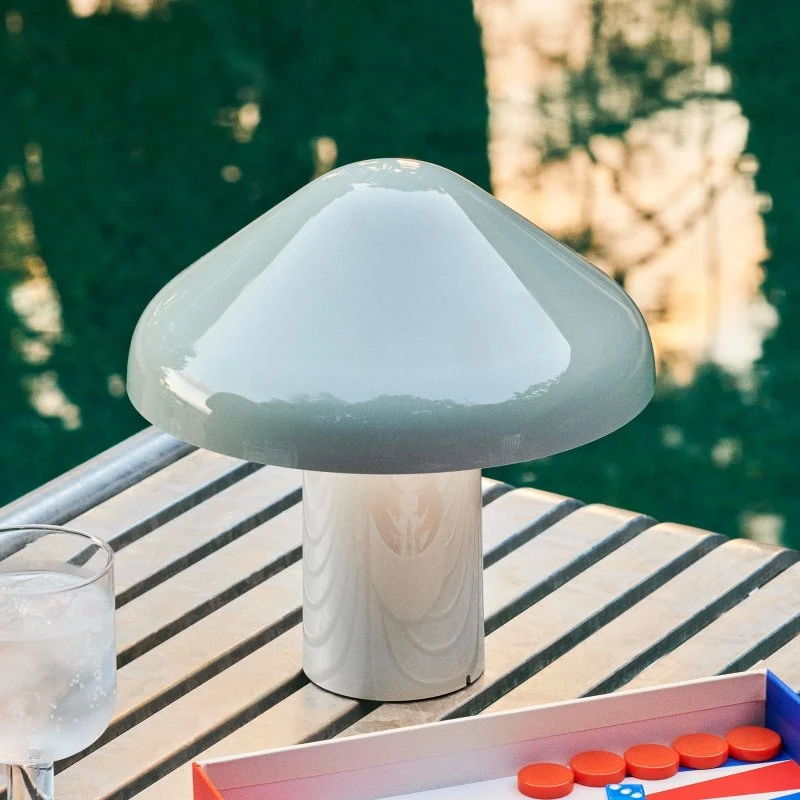 Lampada da tavolo LED HAY Pao Portable - Grigia
