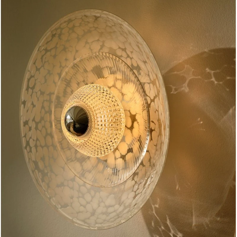 DESIGN BY US Applique Disco Rama in Vetro Trasparente E27
