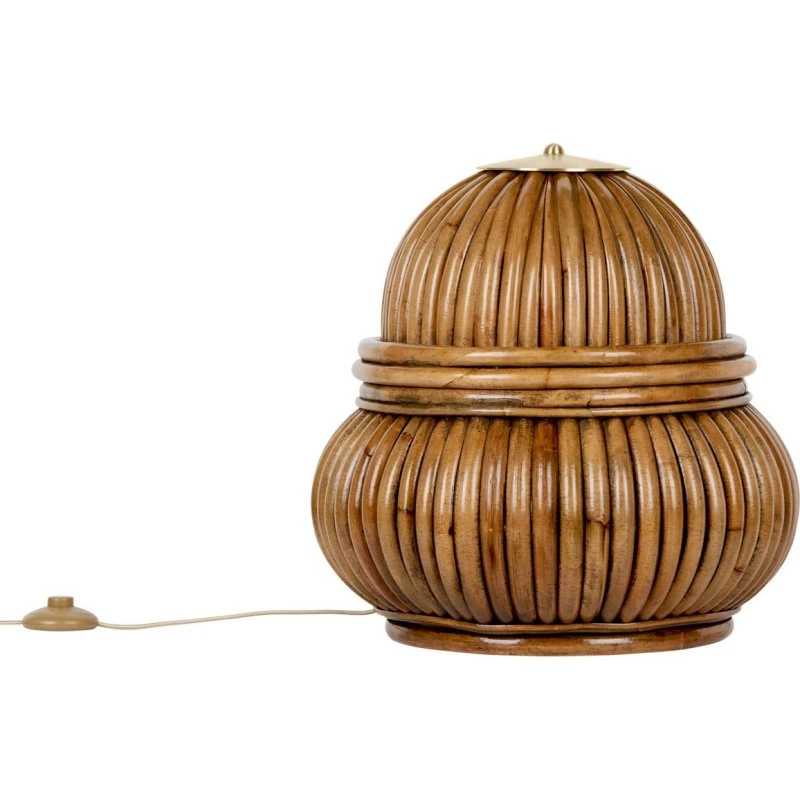 GUBI Lampada da terra Bohemian 72 in Rattan