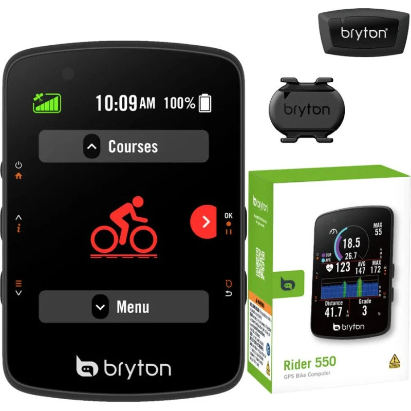 Bryton Rider 550D GPS con CAD e HRM