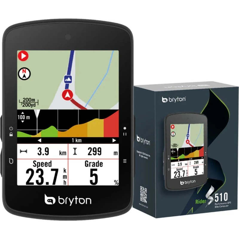 Bryton Rider S510E Ciclocomputer GPS 2.8"