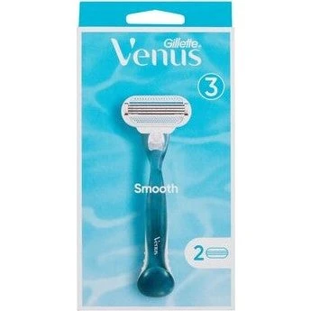 Gillette Venus Smooth Rasoio con 2 Testine di Ricambio